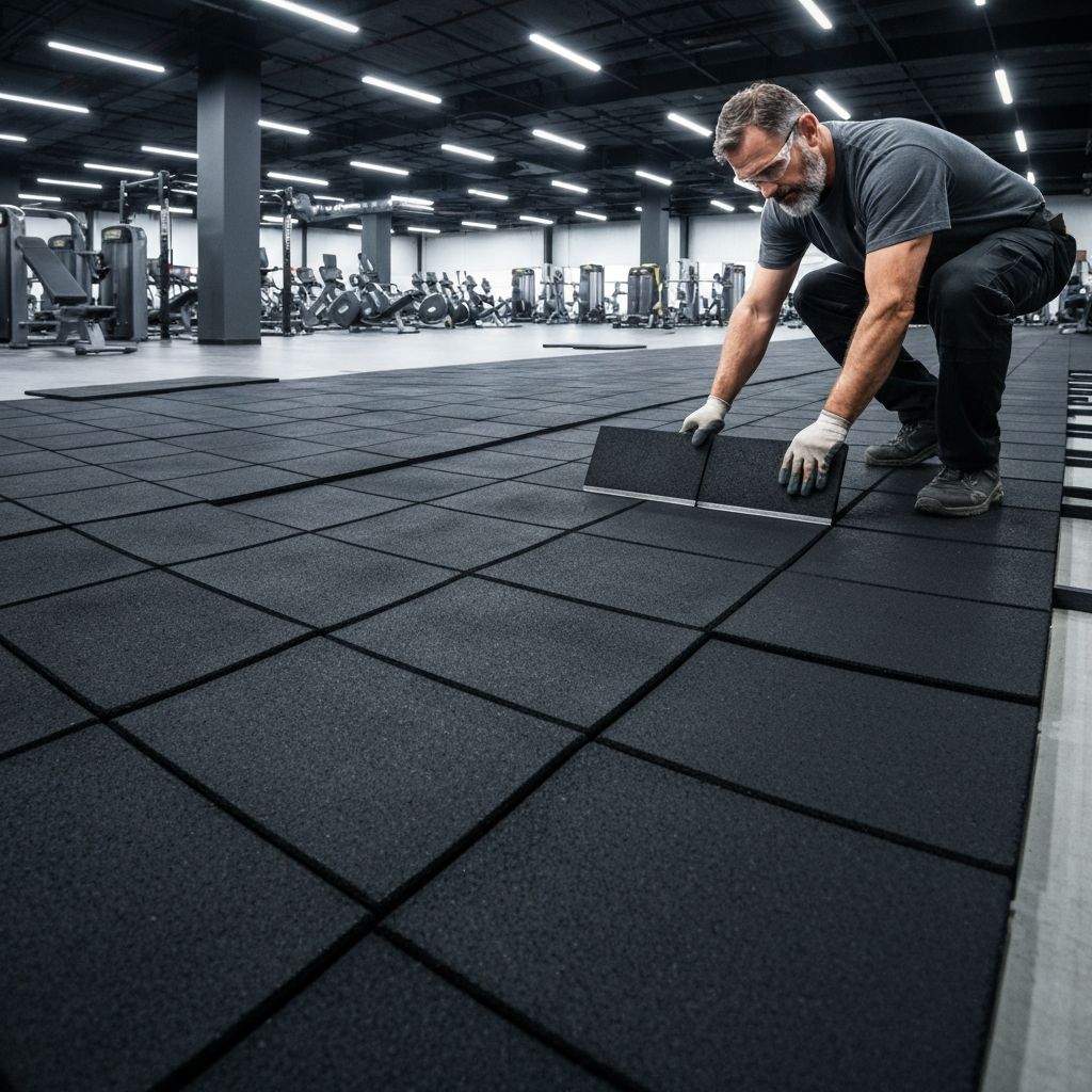 Gym Flooring Installation in Santa Barbara & Ventura, California by CaliFitness